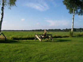 Minicamping UtSicht Bakkeveen wijdse uitzichten.